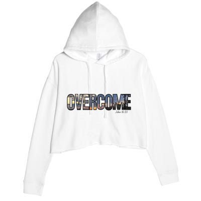 Hope Reminder Crop Fleece Hoodie