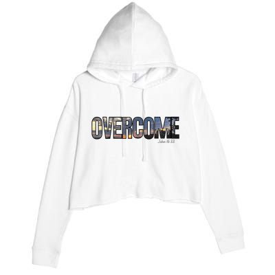 Hope Reminder Crop Fleece Hoodie