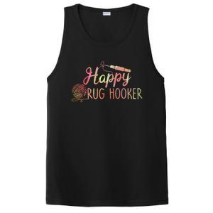 Happy Rug Hooker Cute Rug Hooking Gift PosiCharge Competitor Tank