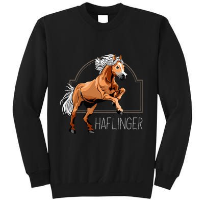 Haflinger Rider Horse Pony Riding Sweatshirt