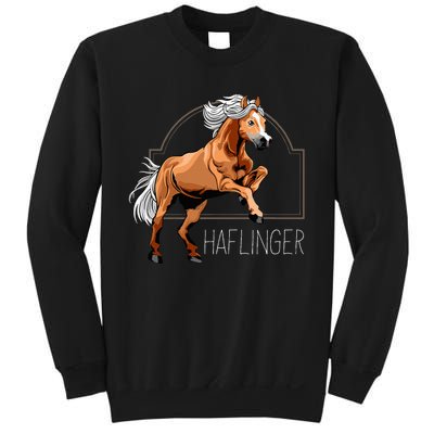 Haflinger Rider Horse Pony Riding Sweatshirt