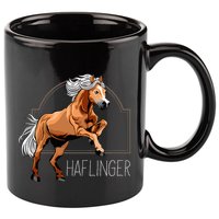 Haflinger Rider Horse Pony Riding 11oz C Handle Ceramic Mug