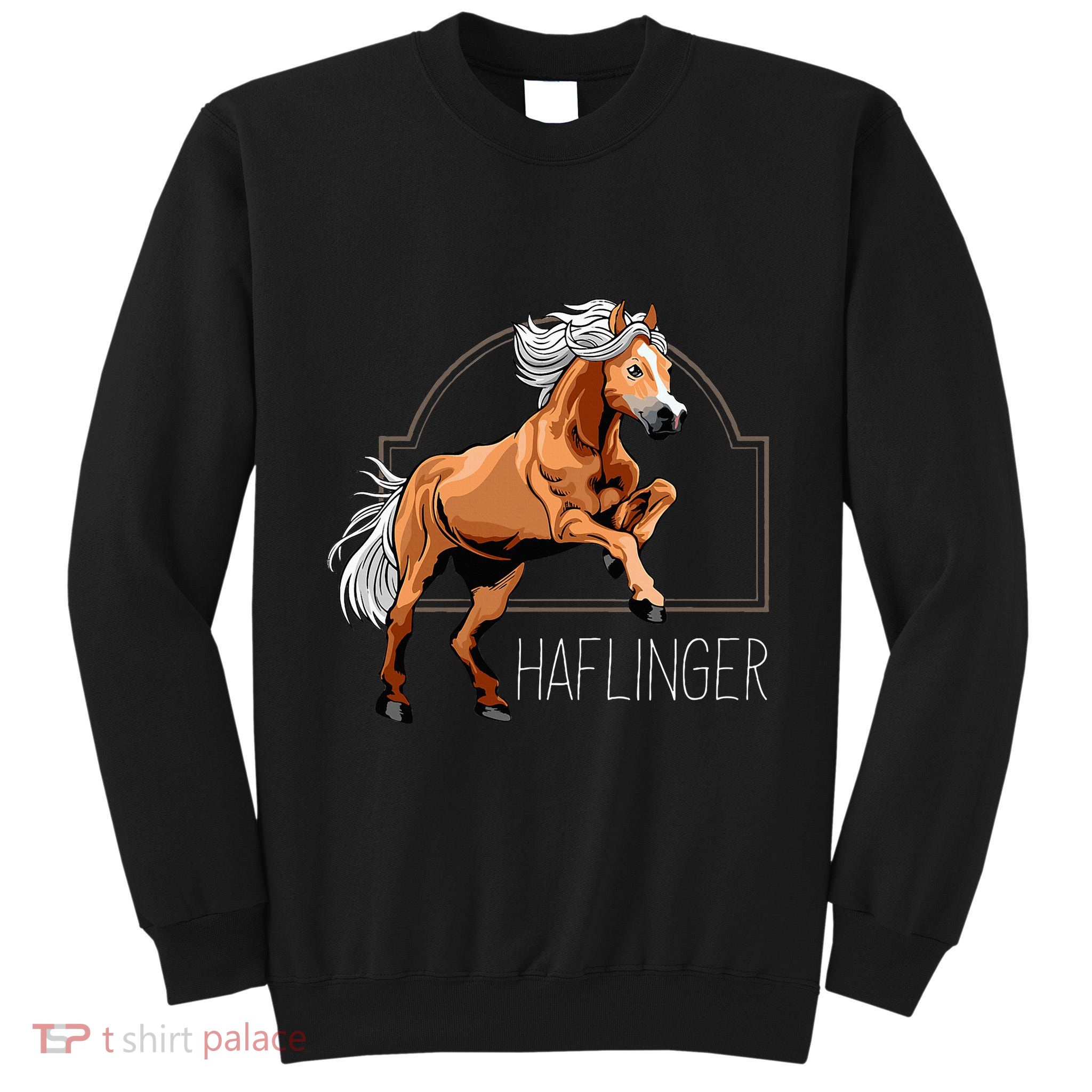 Haflinger Rider Horse Pony Riding Tall Sweatshirt