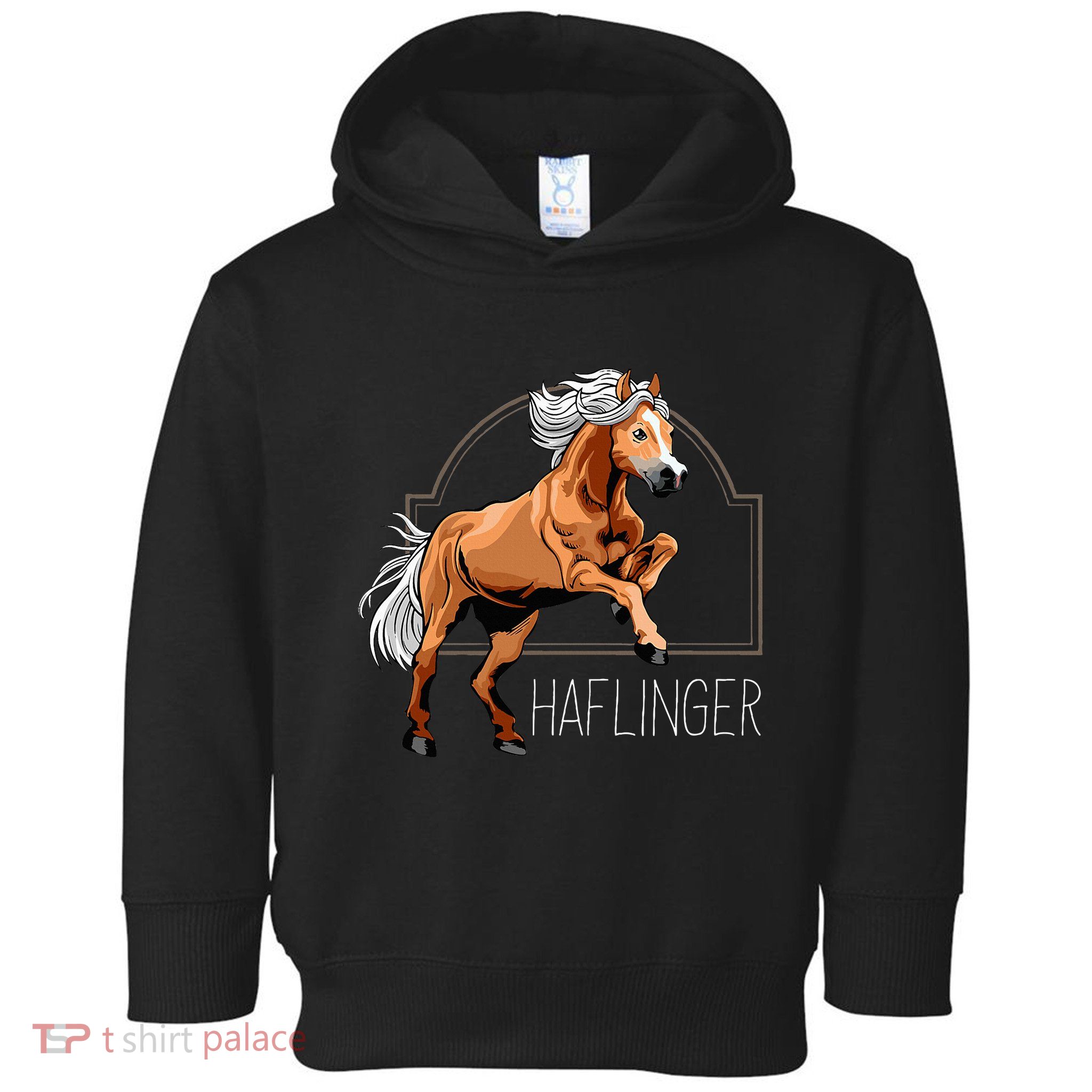 Haflinger Rider Horse Pony Riding Toddler Hoodie