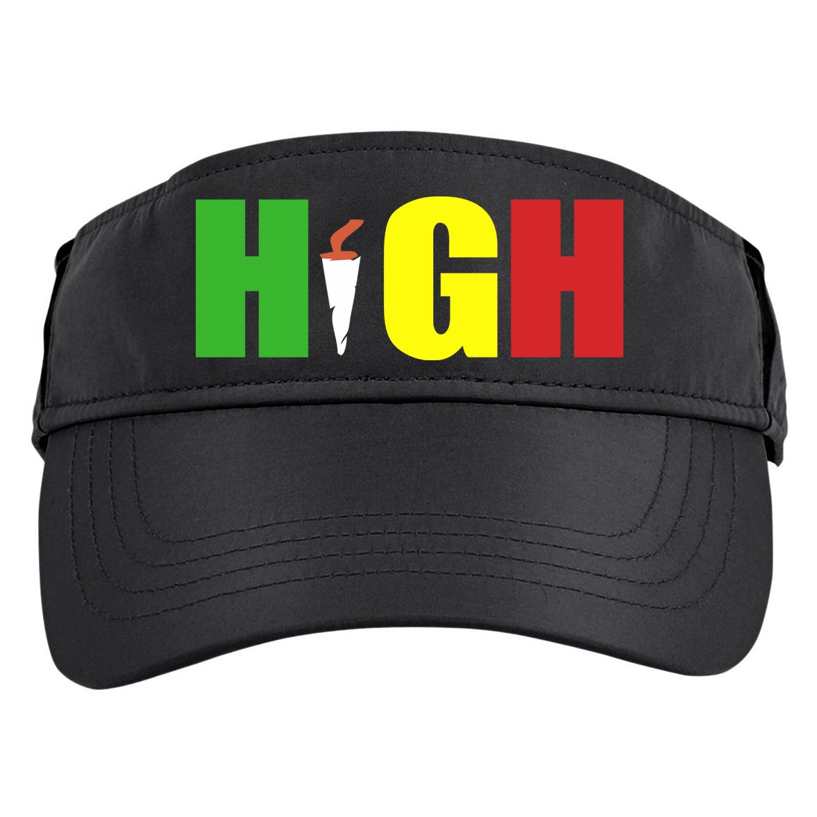 HIGH Rasta Adult Drive Performance Visor