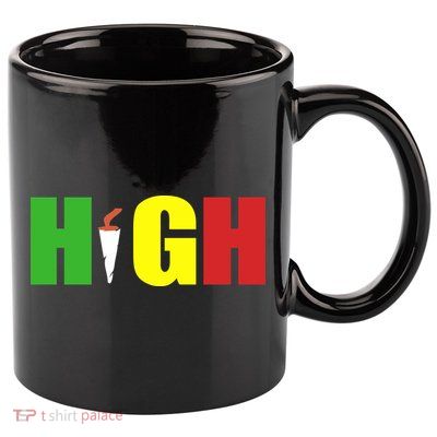 HIGH Rasta 11oz C Handle Ceramic Mug