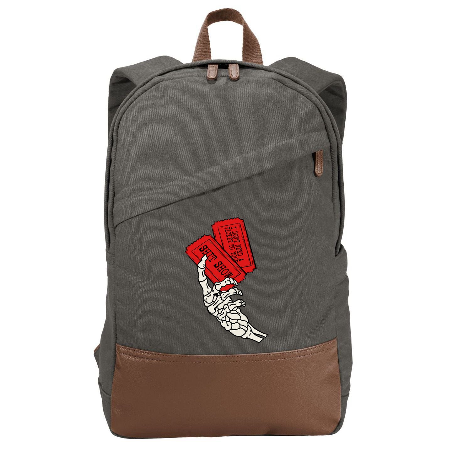 High Road Cotton Canvas Backpack