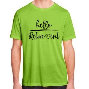 Hello Retirement Adult ChromaSoft Performance T-Shirt