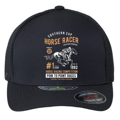 Horse Racer Flexfit Unipanel Trucker Cap