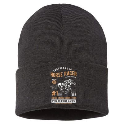 Horse Racer Sustainable Knit Beanie