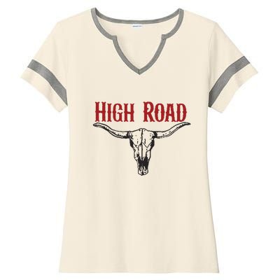 High Road Ladies Halftime Notch Neck Tee