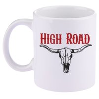 High Road 11oz C Handle Ceramic Mug