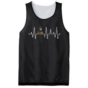 Heartbeat Rottweiler Mesh Reversible Basketball Jersey Tank