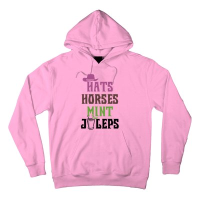 Horse Racing Hats Horses And Mint Juleps Ky Derby Horse Cool Gift Hoodie