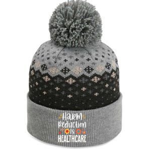 Harm Reduction Is Healthcare The Baniff Cuffed Pom Beanie