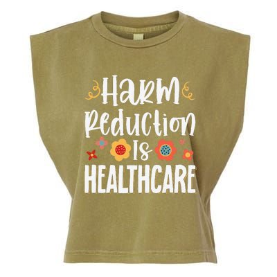 Harm Reduction Is Healthcare Garment-Dyed Women's Muscle Tee