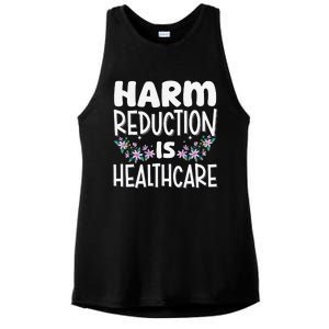 Harm Reduction Is Healthcare Ladies PosiCharge Tri-Blend Wicking Tank