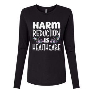 Harm Reduction Is Healthcare Womens Cotton Relaxed Long Sleeve T-Shirt