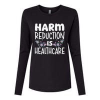 Harm Reduction Is Healthcare Womens Cotton Relaxed Long Sleeve T-Shirt