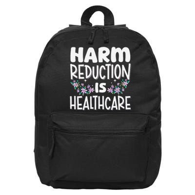 Harm Reduction Is Healthcare 16 in Basic Backpack