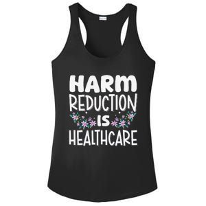 Harm Reduction Is Healthcare Ladies PosiCharge Competitor Racerback Tank