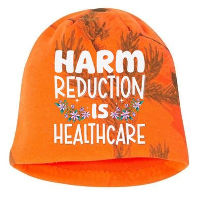 Harm Reduction Is Healthcare Kati - Camo Knit Beanie