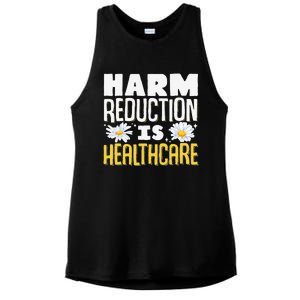 Harm Reduction Is Healthcare Ladies PosiCharge Tri-Blend Wicking Tank