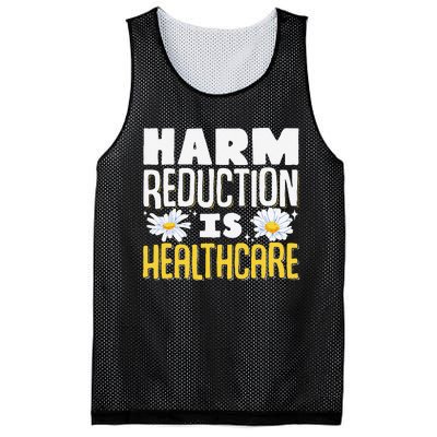 Harm Reduction Is Healthcare Mesh Reversible Basketball Jersey Tank