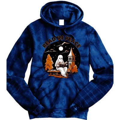 Halloween Read In Peace Tie Dye Hoodie