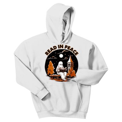 Halloween Read In Peace Kids Hoodie