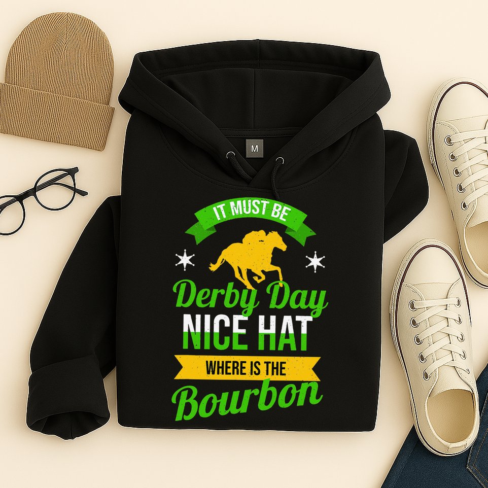 Horse Racing It Must Be Derby Day Hoodie
