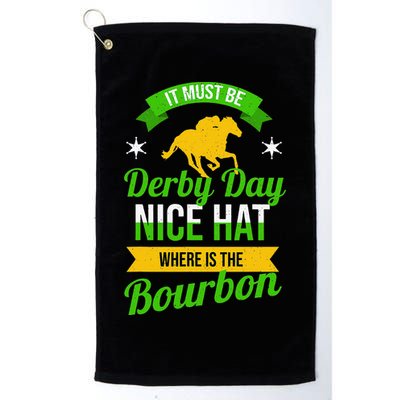 Horse Racing It Must Be Derby Day Golf Towel