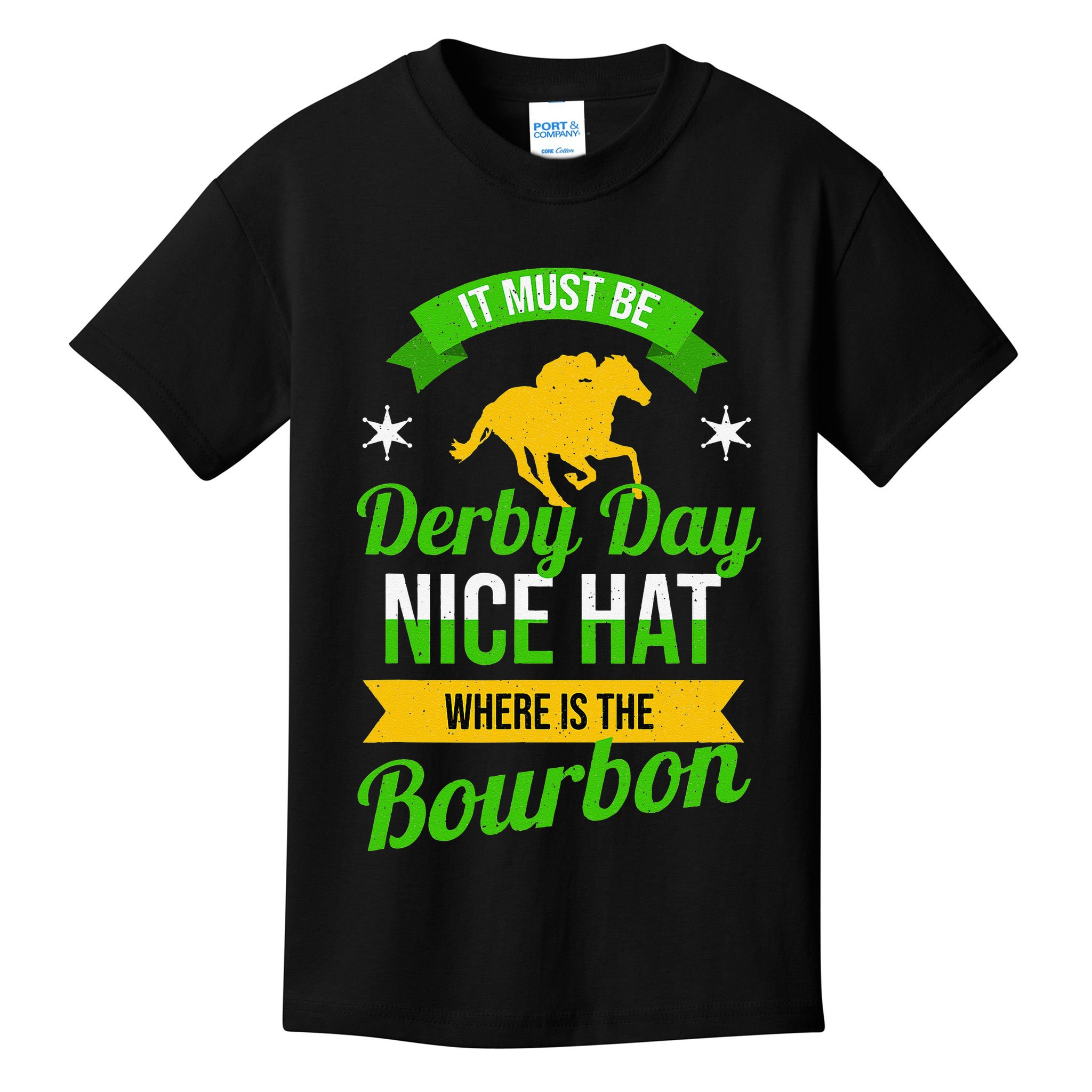 Horse Racing It Must Be Derby Day Kids T-Shirt