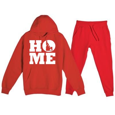 Home Roots Idaho And Hawai'i By Hawaii Nei All Day Gift Premium Hooded Sweatsuit Set