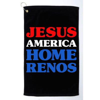Home Renos I Love Home Renos Jesus And Home Renos Golf Towel