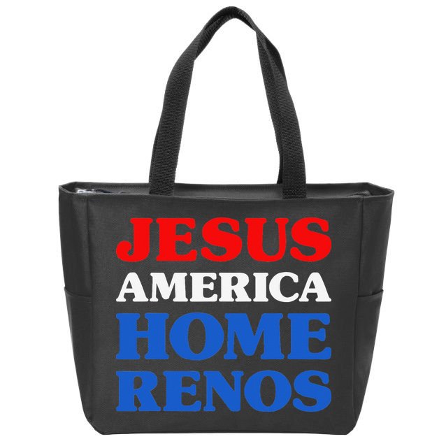 Home Renos I Love Home Renos Jesus And Home Renos Zip Tote Bag