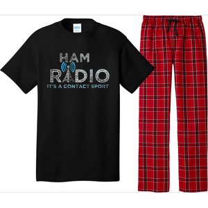 Ham Radio Its A Contact Sport Funny Ham Radio Pajama Set