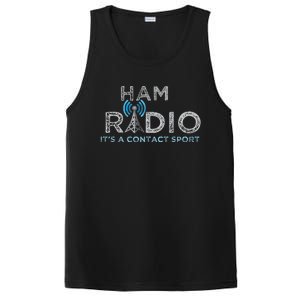 Ham Radio Its A Contact Sport Funny Ham Radio PosiCharge Competitor Tank