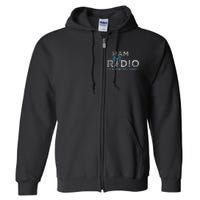 Ham Radio Its A Contact Sport Funny Ham Radio Full Zip Hoodie