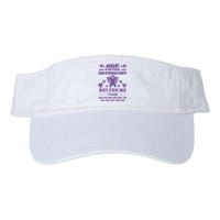 Heart Ribbon June Is National Drug Overdose Awareness Valucap Bio-Washed Visor