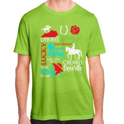 Horse Racing Kentucky Crowd Favorite Derby Adult ChromaSoft Performance T-Shirt