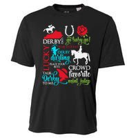 Horse Racing Kentucky Crowd Favorite Derby Cooling Performance Crew T-Shirt