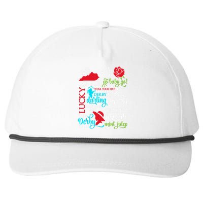 Horse Racing Kentucky Crowd Favorite Derby Snapback Five-Panel Rope Hat