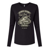 Hot Rod Kustoms Speedway Womens Cotton Relaxed Long Sleeve T-Shirt