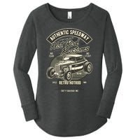 Hot Rod Kustoms Speedway Women's Perfect Tri Tunic Long Sleeve Shirt