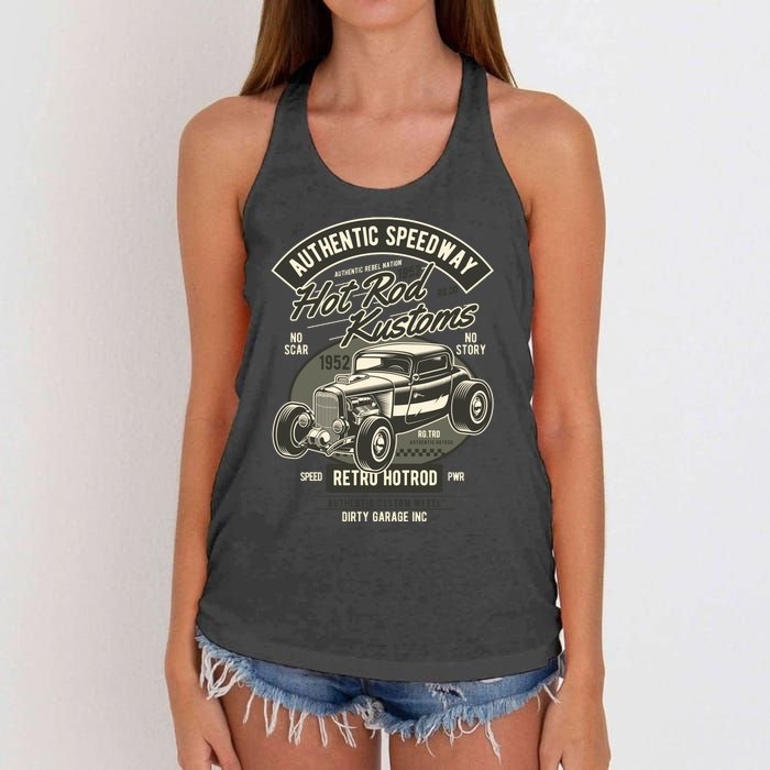 Hot Rod Kustoms Speedway Women's Knotted Racerback Tank