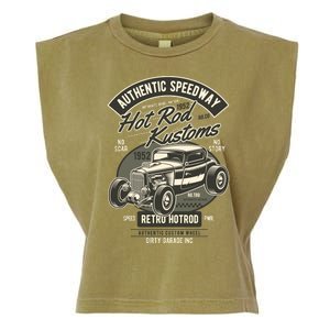 Hot Rod Kustoms Speedway Garment-Dyed Women's Muscle Tee