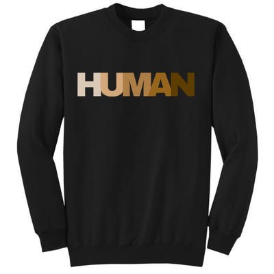 Human Rights Kindness Peace Equality Inclusion Melanin Love Gift Sweatshirt