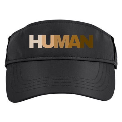 Human Rights Kindness Peace Equality Inclusion Melanin Love Gift Adult Drive Performance Visor