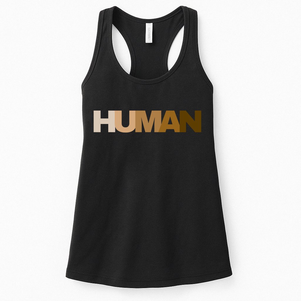 Human Rights Kindness Peace Equality Inclusion Melanin Love Gift Womens Tank Top